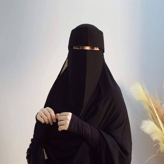 طرحة شيفون مستطيلة